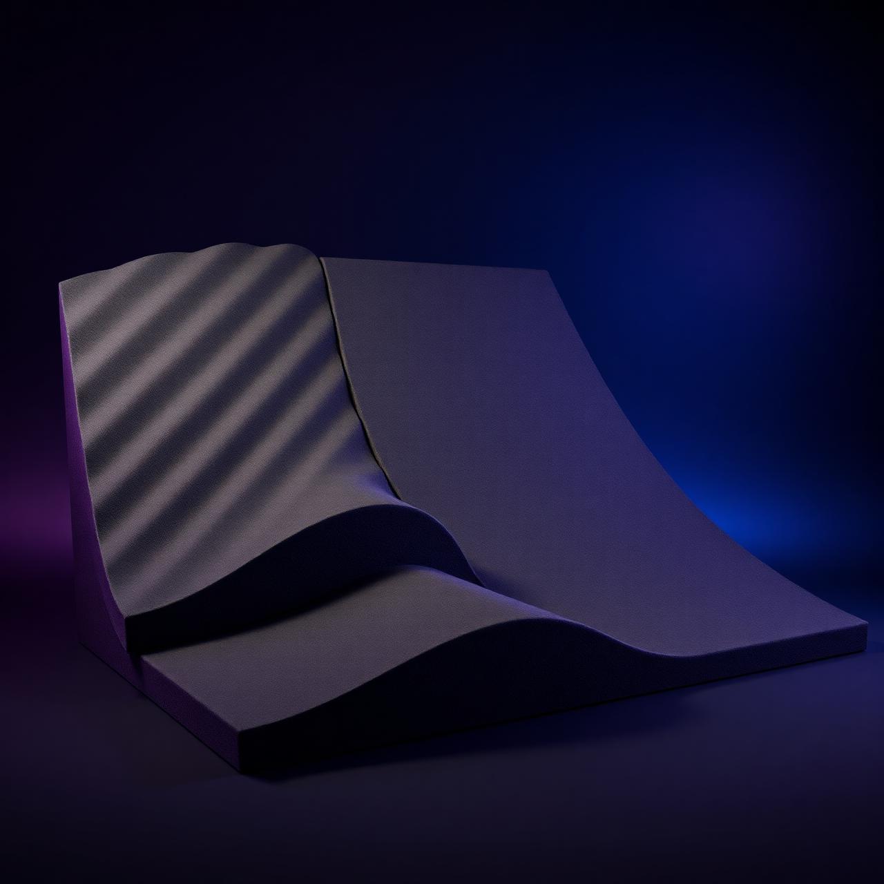 Acoustic Foam Panel Set (6 pcs)