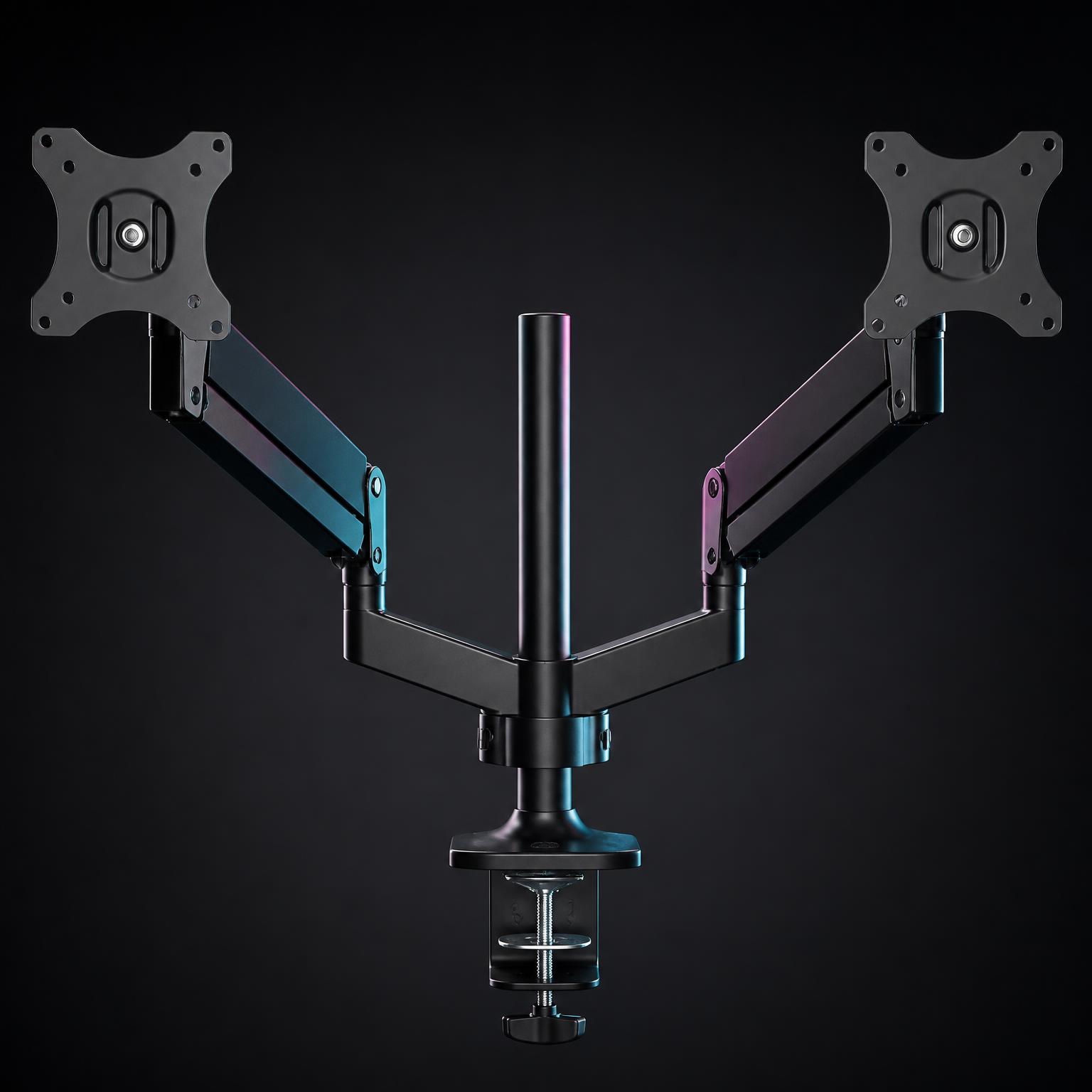 Dual Monitor Arm (360° Adjustable)