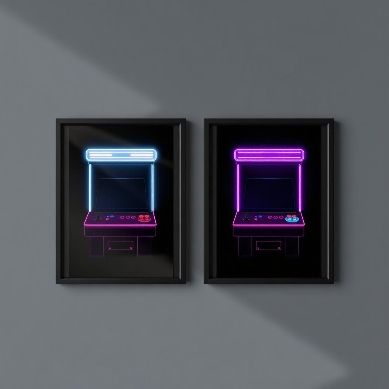 Framed Gaming Art Print (Set of 2)
