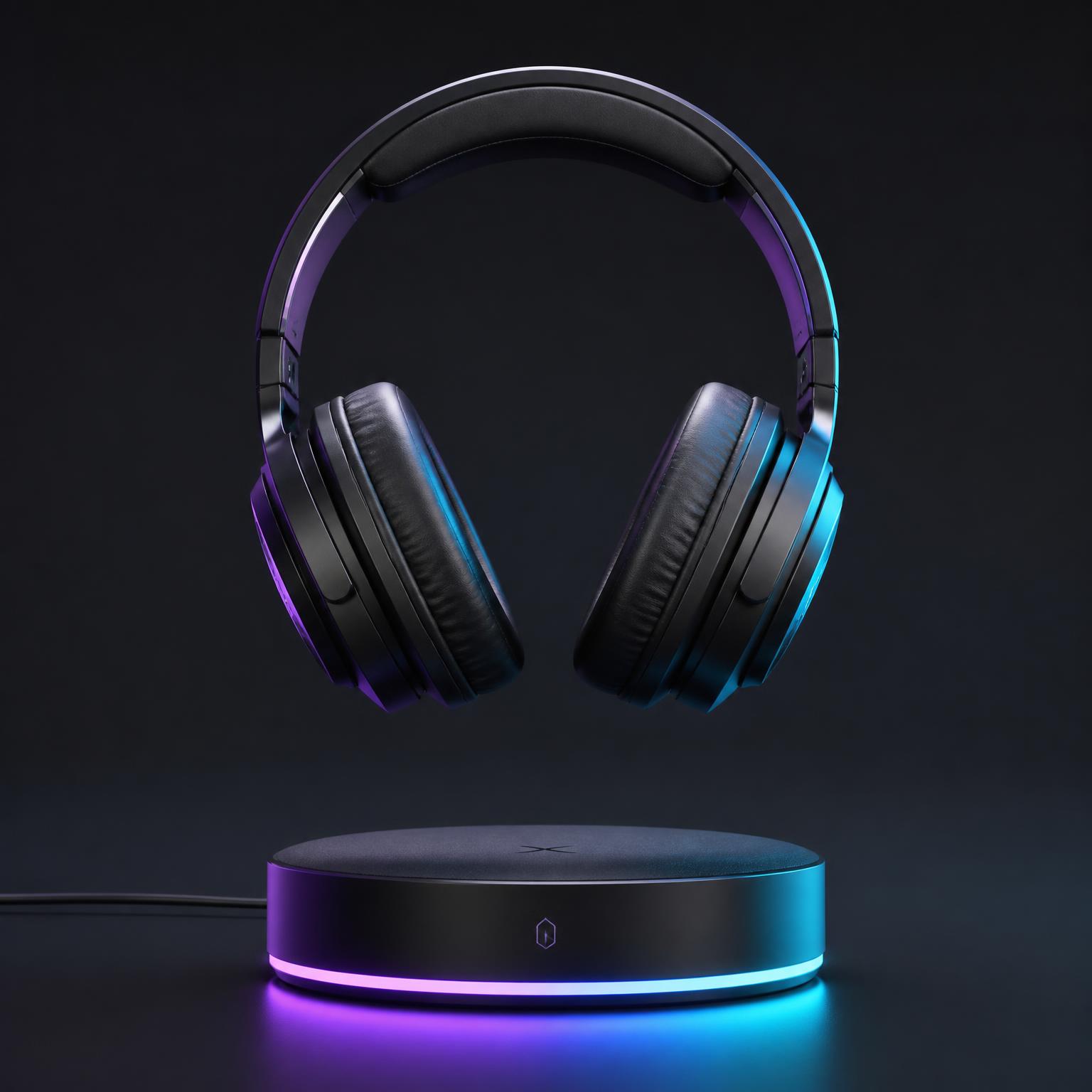 Magnetic Floating Headphone Stand