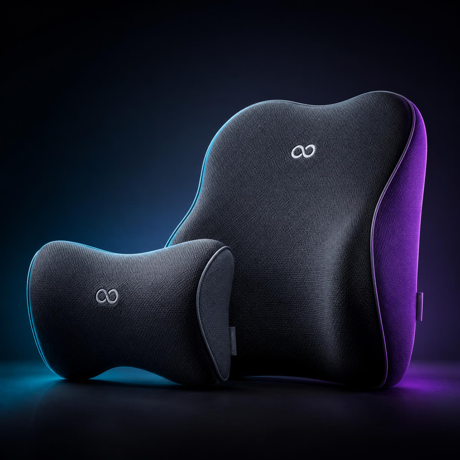 Neck & Lumbar Pillow Set