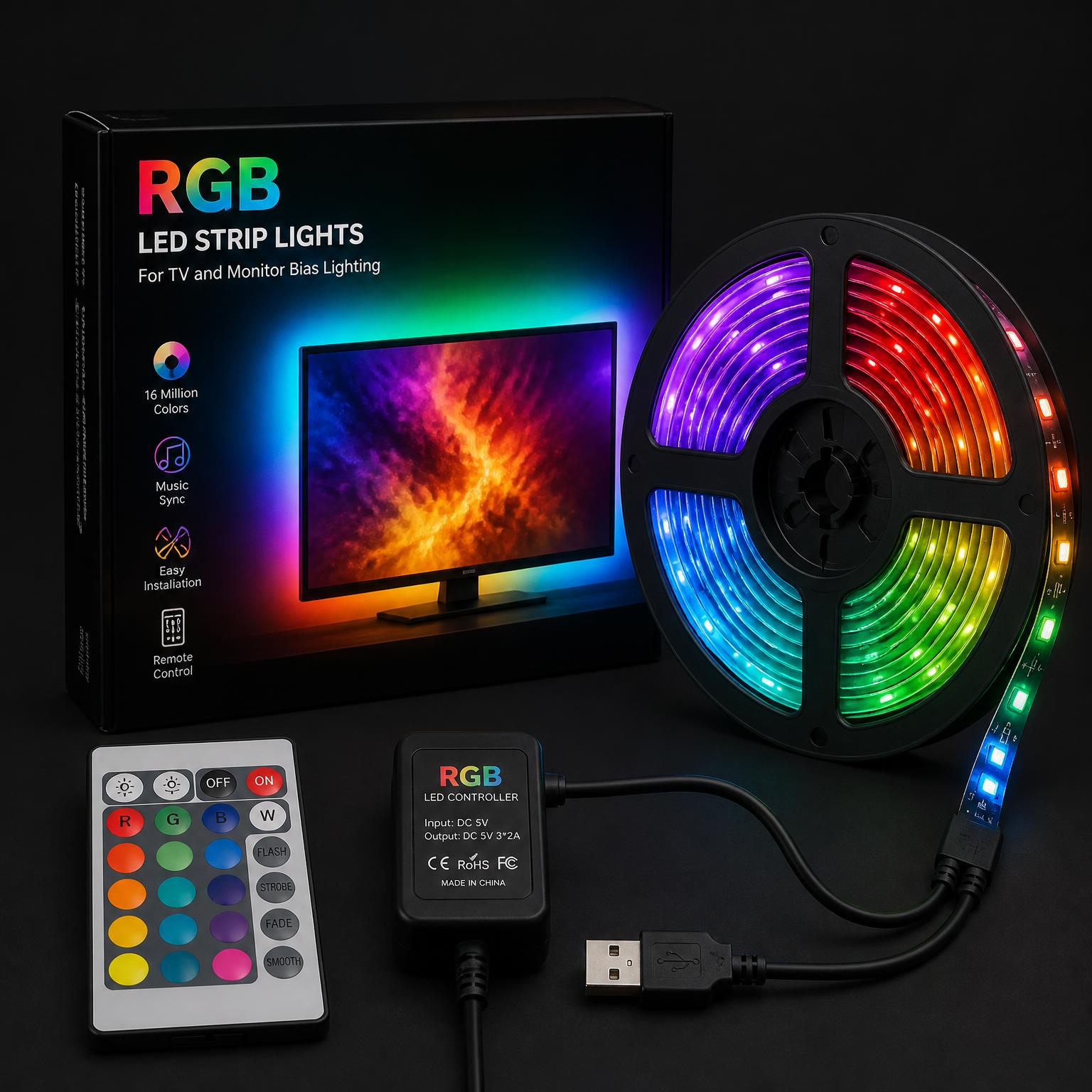 RGB Bias Lighting Kit