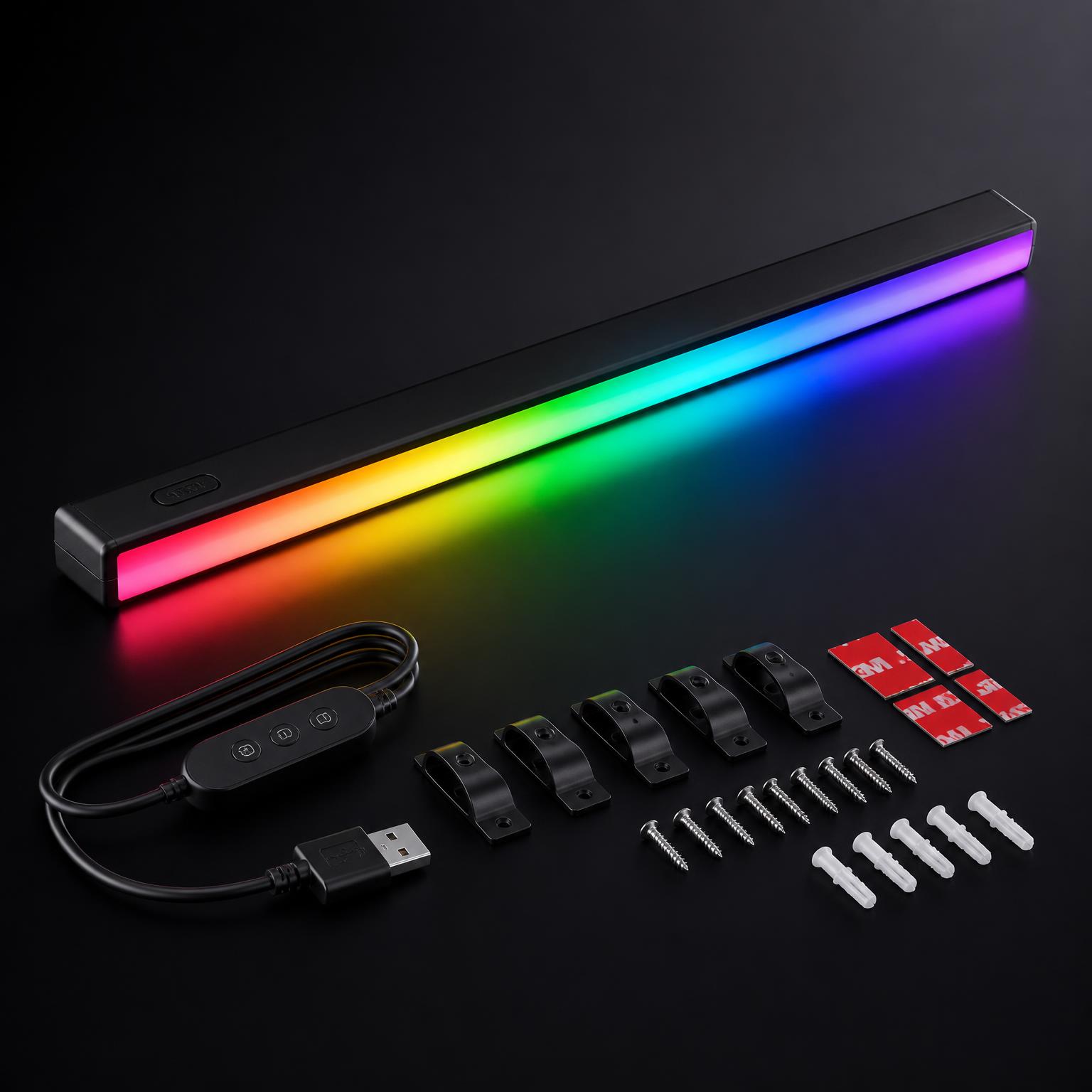 Under-Desk RGB Glow Strip Kit